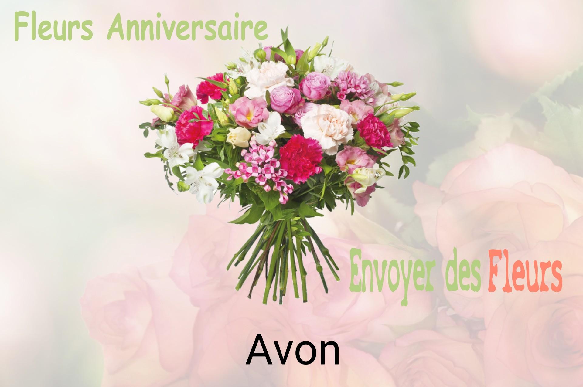 Bouquet de fleurs d’anniversaire livré à Avon