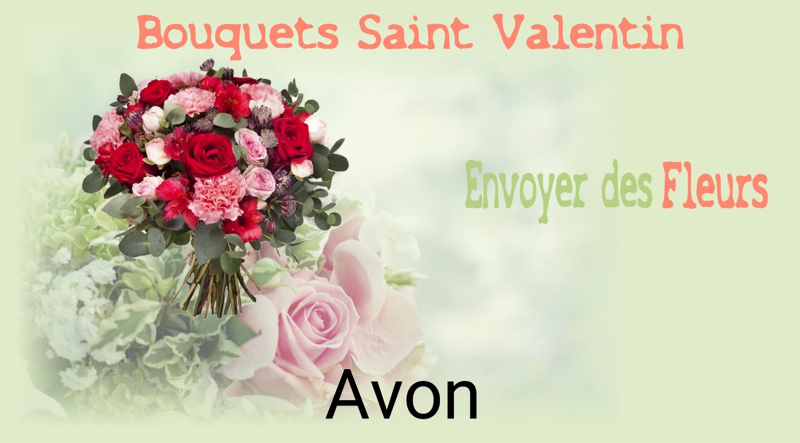 Roses de Saint-Valentin livrées à Avon